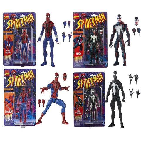 Hasbro Marvel Comics Spider-man The Avengers Action Figure Symbiote Spider-man Cover