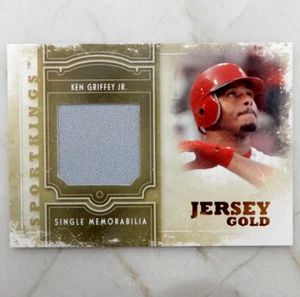 Ken Griffey Jr. 2012 Sportkings #SM-03 Jersey Gold Relic!  Print Run  /10! - Picture 1 of 2