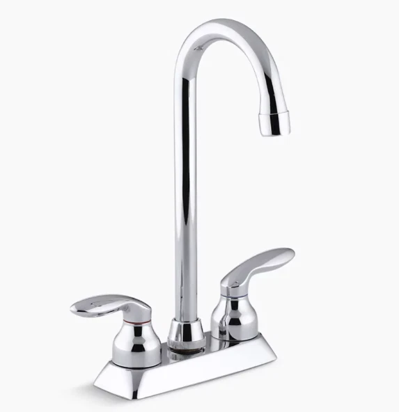 KOHLER K-15275-4-CP Coralais Entertainment/BAR Sink Faucet Polished Chrome