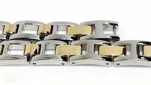 Fossil Edelstahl Uhr Ersatzband mit Stiften Silber Gold 5 mm 10 mm ES9825 - Bild 1 von 5