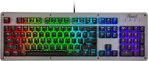 Rosewill NEON K52 RGB Waterproof Membrane Mechanical Gaming Keyboard, 104-Keys