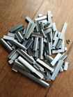 **Box Of Mixed Broken White And Silver Staples**