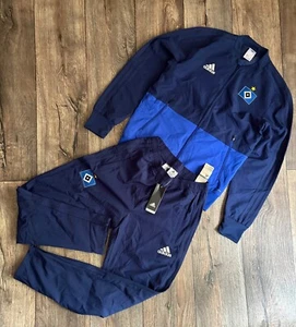 Adidas Hamburg SV HSV Traje de Pista Fútbol Conjunto Chaqueta/Pantalones 2018 Talla S - Imagen 1 de 17