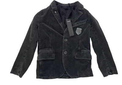 IKKS Boys Kids Children's Gray Corduroy Jacket Size 6A 114 NWT New w/ Tag - Image 1 of 4