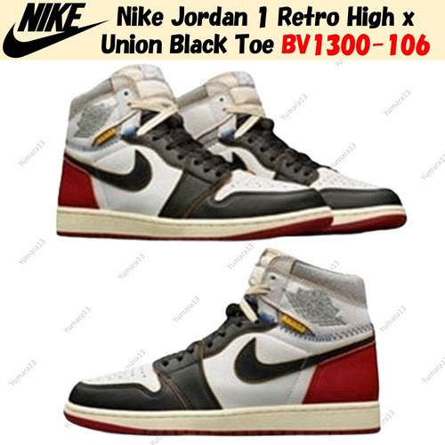 Size 10.5 - Jordan 1 Retro NRG x Union LA High Black Toe for sale 