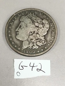 1900 O UNITED STATES MORGAN 90% SILVER DOLLAR VG CONDITION #G42 - Picture 1 of 2