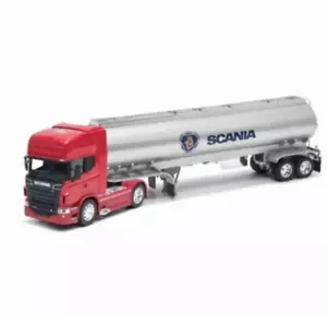 Original Scania V8 R730 Tank 1:32 Welly Miniature Metal Car Collection Figure - Picture 1 of 1