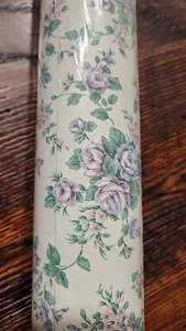 Sanitas Floral Wallpaper Pre-Pasted 56 Sq Ft Purple Pink Green 1 Roll - Picture 1 of 5