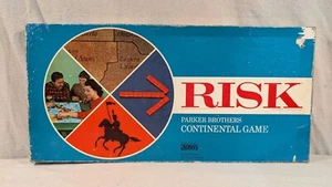 Vintage Brettspiel Parker RISK 1968 Original Komplett Box Holzteile - Bild 1 von 14