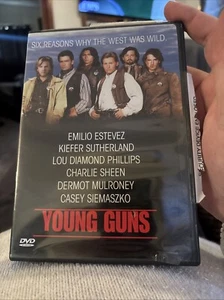 Young Guns (DVD, 1988) Emilio Estevez Kiefer Sutherland Fast Shipping Buy Here ! - Picture 1 of 5