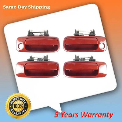 For 00 01-04 Toyota Avalon 3N6 Vintage Red Pearl Set of 4PCS Outside Door Handle - Image 1 of 4