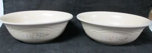 SET OF 2 Pfaltzgraff "REMEMBRANCE" Round Vegetable Serving Bowl Retired Pattern - Picture 1 of 5