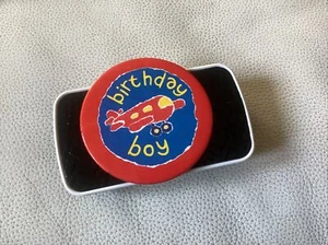 Insignia vintage de cumpleaños niño - Imagen 1 de 3