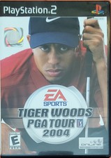Tiger Woods PGA Tour 2004 (Sony PlayStation 2, 2003) PS2 Complete Black Label