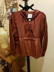 Womens Fill Tilt Nylon Pullover. With Hood And 1/4 Zip - Picture 1 of 4