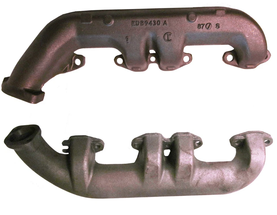 P/N 9430/9431 - 1955-1957 Ford Thunderbird colectores de escape (derecha e izquierda) Foto 1 de 1