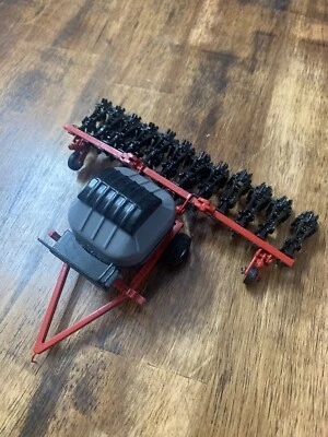 1/64 Custom 12 Row Krause Stiptill With Grey Montag Tank Farm Toy  - Image 1 of 4