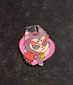 Chibi Husk Enamel Pin - Hazbin Hotel OFFICIAL Discontinued Shark Robot - Picture 1 of 2