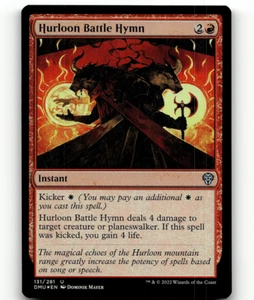 FOIL - MTG Dominaria United - Hurloon Battle Hymn 131 - Picture 1 of 1