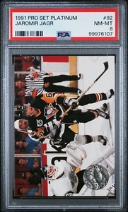 💥POP 1 1991 Pro Set Platinum Jaromir Jagr #92 NHL HOF'er PSA!💥 - Picture 1 of 3