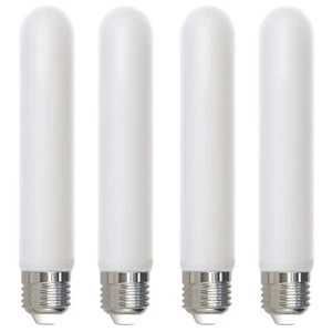 Diodesy 4PK LED T9 7" Light Bulb All Dimmers E26, 5W, 40W, 2700K, 350LM, CRI90 - Picture 1 of 7