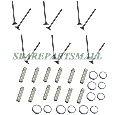 1 juego de asiento guía de válvula de admisión/salida apto para Mitsubishi S6E S6E2 Foto 1 de 4