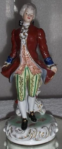 Antike viktorianische Porzellan Figur - Mann - Bild 1 von 5