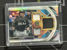 2023 Topps Tribute Triple Relics Ichiro Suzuki GAME USED JERSEY /199