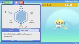 Pokemon Brilliant Diamond Shining Pearl BDSP - 6IV Max EV Jirachi - Picture 1 of 4