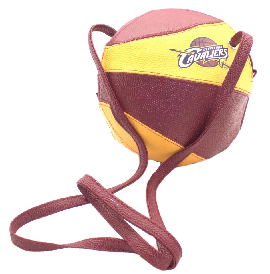 Cleveland Cavaliers 篮球钱包 – 6 英寸斜挎包带拉链和口袋 — 第 1/1 张图片