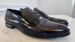 Prada Mens Dress Penny Loafers Size 10 - Picture 1 of 12