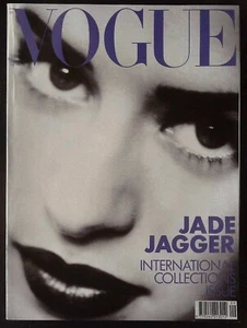 VOGUE UK September 1990 JADE JAGGER Helena Christensen STEPHANIE SEYMOUR @ EX/NM - Imagen 1 de 17