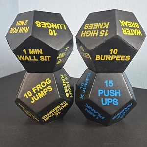 Lote de 4 Dados de Espuma Fitness Deportes Ejercicio Set, Dados de Ejercicio, Fácil de Usar  - Imagen 1 de 5