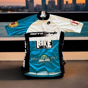 Champion System Cycling Jersey Short Sleeve Racing Outdoors Sports White Blue S - Picture 1 of 6
