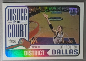 2003-04 Topps Basketball #JC-6 Dirk Nowitzki inserto giudice della Corte quasi nuovo - Foto 1 di 2