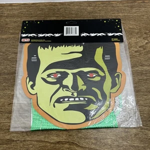 HALLOWEEN DECOR 30" tinsel Wind waver Frankenstein New NOS Vtg 80s? MTC - Picture 1 of 3