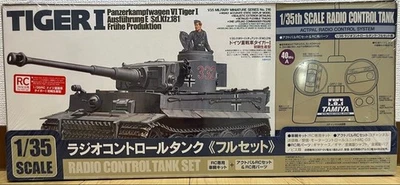 TAMIYA Char Allemand Lourd TIGER I Précoce Type 1/35 Télécommande - Photo 1/4