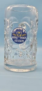Brauhaus Füssen Seidel Maßkrug Bierglas alt Glas Bier Brauerei Gläser - Bild 1 von 1
