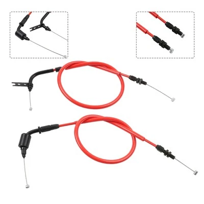 Throttle Cable Wire Line Linkage Red For Suzuki GSXR1000 2009-2016 - Image 1 of 4