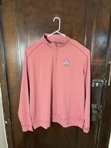 Pullover Cutter & Buck Ohio State University para Hombres CB DryTec 1/4 Cremallera 3XL XXXL - Imagen 1 de 10