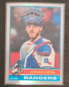 Jonah Heim #436 2025 Topps Heritage Baseball MLB Chrome Refractor Texas Ranger - Picture 1 of 3