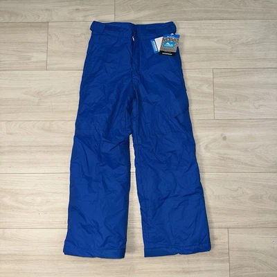 Columbia Snowslope II Jóvenes Niños Talla Pequeña 8 Esquí Nieve Pantalones Azul Crecido NUEVO Foto 1 de 4