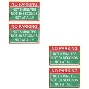  Set of 2 Warning Signs for Parking Sticker No Reminding Car Stickers - Bild 1 von 12