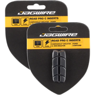 Pack of 2 Pair Jagwire Road Pro C Brake Pad Inserts Campagnolo Friction Fit - Image 1 of 2