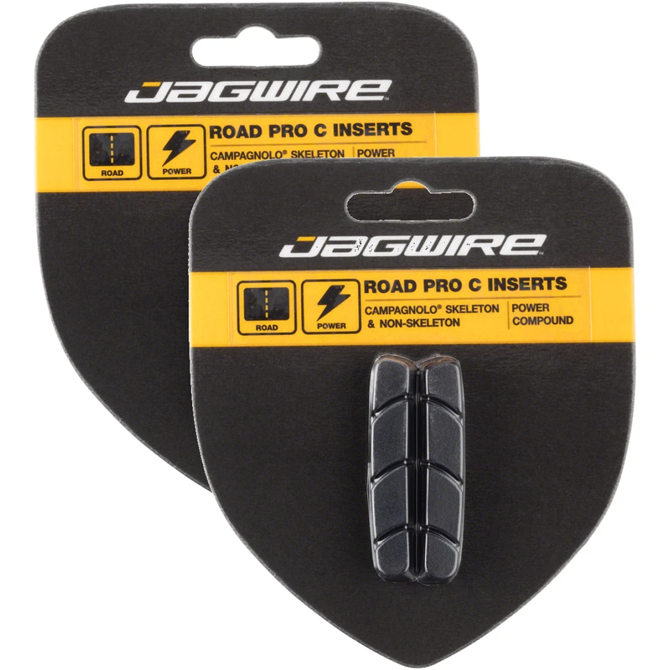 Jagwire Road Pro Brake Pad Inserts Campagnolo Campy JS459RPS Black Jb08
