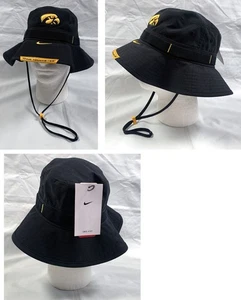 Nike Iowa Hawkeyes Boonie Fischerhut Kinnriemen Herren Damen Unisex S/M - Bild 1 von 7