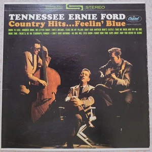 Tennessee Ernie Ford Country Hits Feelin’ Blue Vinyl Record  - Imagen 1 de 4