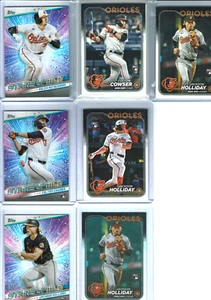 2024 Topps Update Baseball Baltimore Orioles Team Set 12 Base Cards + 4 Inserts - Picture 1 of 3