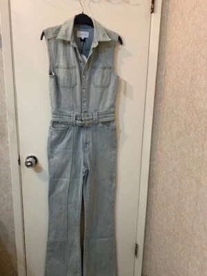 Mono vaquero sin mangas Current/Elliott Retro-Cool Zenith - azul onda, talla 1 Foto 1 de 4