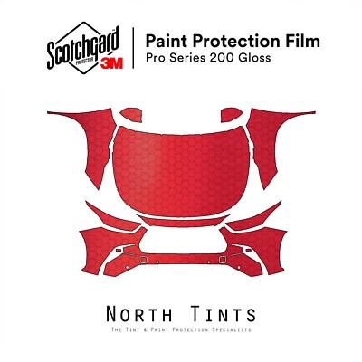 Sujetador transparente protección pintura precortada Toyota Highlander serie 3M PRO 2020-2025 PPF Foto 1 de 4